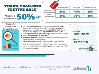 Last Minute Festive Sale On The Business Research Company’s Global Market Reports