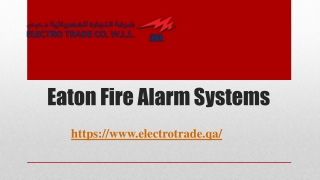 Eaton Fire Alarm systems