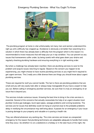 EmergencyPlumbingServices-WhatYouOughtToKnow