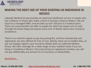 Making the best use of your existing US insurance in Mexico