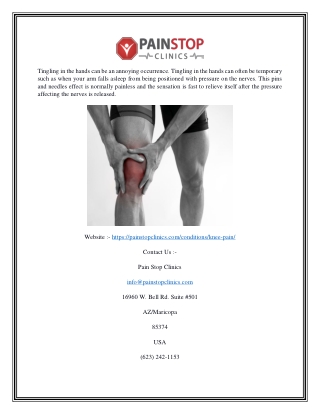 Knee Pain Clinic Surprise Az | Painstopclinics.com