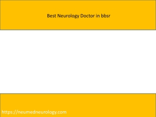 Best Neurology Doctor in bbsr