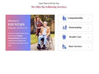 Home care services for elders