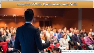 Corporate Offsite Destinations near Delhi