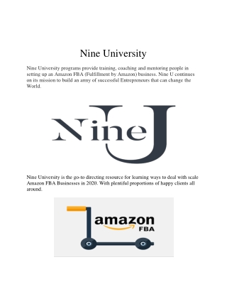 Nine University - Amazon FBA Courses