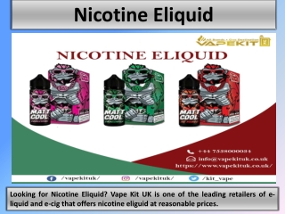 Nicotine Eliquid