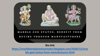 Marble God Statue, Benefit From Buying Through Manufacturers