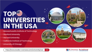 Higher Education in USA: Popular Universities and Courses