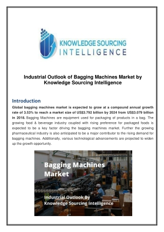 Industrial Outlook of Bagging Machines Market by Knowledge Sourcing