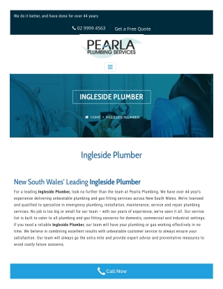 Ingleside Plumber