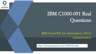 IBM C1000-091 Practice Test Questions