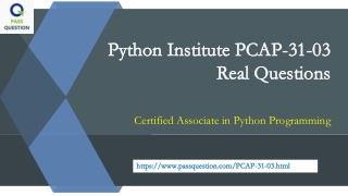 PCAP-31-03 Certified Associate in Python Programming Exam Questions