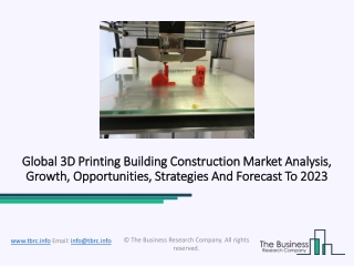 3D Printing Building Construction Market Growth Analysis, Developments And Future Plans