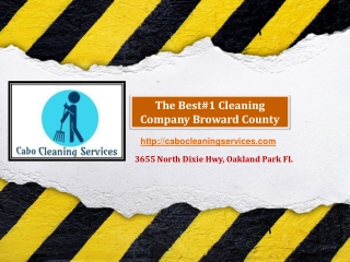 Post construction Cleaning Broward County FL