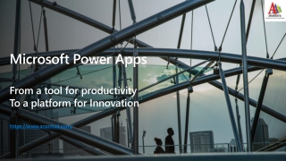 Improve Business Productivity using Microsoft Power Apps