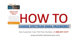 How To Change Spectrum Password  1-888-857-5157