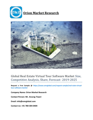 Global Real Estate Virtual Tour Software Market Size, Competitive Analysis, Share, Forecast- 2019-2025