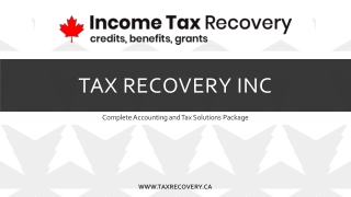 Tax Recovery Inc