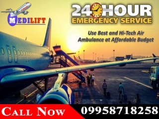 Get Safest Medical Charter Air Ambulance Service in Patna and Delhi by Medilift