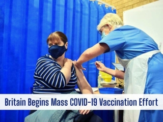 Britain begins mass COVID-19 vaccination effort