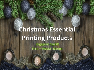 Christmas Printing Products 2020