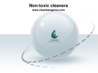 Non-toxic cleaners-www.cleankangaroo.com