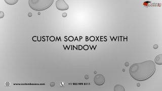 Make Your Own Custom soap boxes with window Wholesale With free Shipping in UK