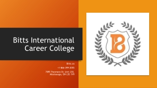 Bitts International career college Mississauga