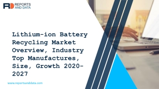 Lithium-ion Battery Recycling Market