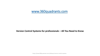 Version Control Systems for professionals – All You Need to Know