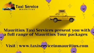 Airport transfer Mauritius