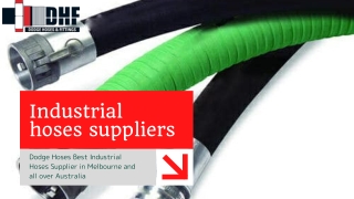 Trust the Best Industrial Hoses Supplier