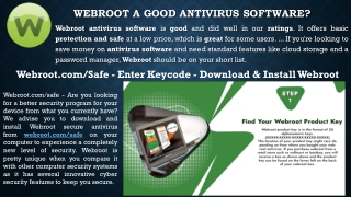 Webroot.com/safe