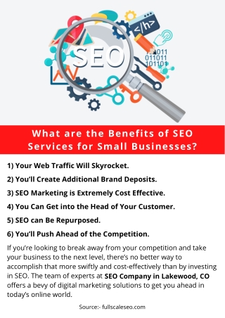 What are the Benefits of SEO Services for Small Businesses?