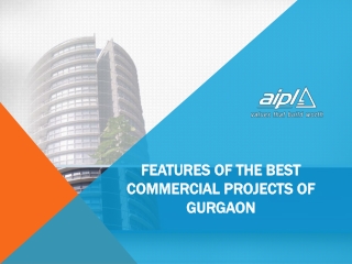 Features of the Best Commercial Projects of Gurgaon