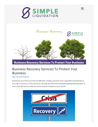 Business Recovery Services To Protect Your Business