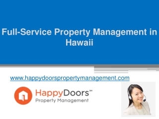 Full-Service Property Management in Hawaii - www.happydoorspropertymanagement.com