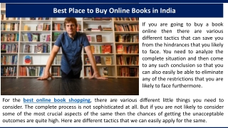 The Best Online Book Shopping Tactics