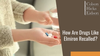 How Are Drugs Like Elmiron Recalled?