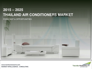 Thailand air conditioner market is projected to reach $ 3 billion mark by 2025