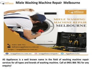Miele Washing Machine Repair Melbourne