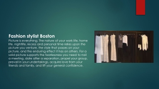 wardrobe stylist Brookline