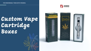 Top Quality Custom Printed Vape Cartridge boxes | Product packaging