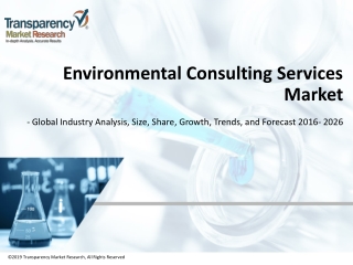 Environmental Consulting Services Market - Global Industry Analysis, Size, Share, Growth, Trends, and Forecast 2016 - 20