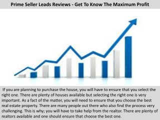 Prime Seller Leads Reviews - Get To Know The Maximum Profit