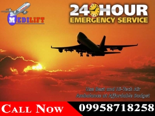 Get Secure Patient Transportation by Medilift Air Ambulance in Varanasi and Kolkata
