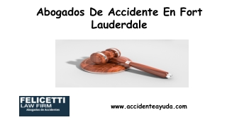 Abogados De Accidente en Fort Lauderdale