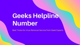 Best Tricks for Virus Removal Service from Geek Experts