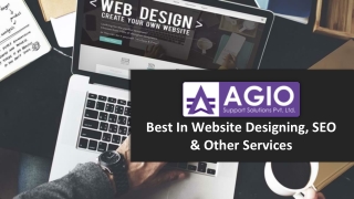 Agio: Best In Website Designing, SEO & Other Services