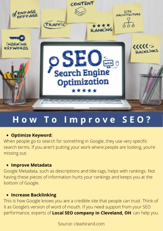 How To Improve SEO?